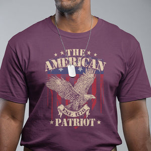 Patriotic Eagle T Shirt The American Patriot Est 1776 US Flag TS02 Maroon Print Your Wear