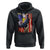 Patriotic American Eagle Hoodie US Flag Christian Cross One Nation Under God TS02 Black Print Your Wear