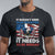 Patriotic American Eagle T Shirt It's Doesn't Need To Be Rewritten It Needs To Be Reread 4th of July Freedom Tour 1776 TS02 Black Print Your Wear