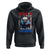 Patriotic Eagle Hoodie Proud To Be American US Pride 4th of July Flag TS02 Black Print Your Wear