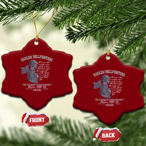 Harlem Hellfighters Tribute Ceramic Ornament 369th Infantry Regiment Military Soldiers Vintage TS02 Print Your Wear