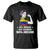 Colombian American T Shirt 50% American 50% Colombian 100% Awesome Messy Bun TS02 Black Print Your Wear