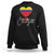 Colombia Pride Sweatshirt En Mi Coragon Colombian Flag Heart TS02 Black Print Your Wear