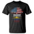 Colombian American T Shirt American Grown with Colombian Roots TS02 Black Print Your Wear