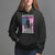 Female Veteran Hoodie Never Underestimate A Woman With Military Background American Flag TS02 Black Printyourwear