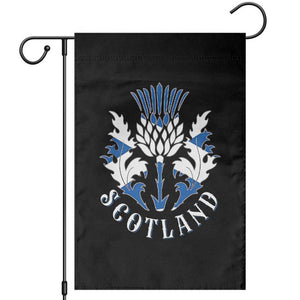 Scotland Thistle Floral Emblem Garden Flag Stylized Gothic Heraldry Scottish Heritage Pride TS02 Black Print Your Wear