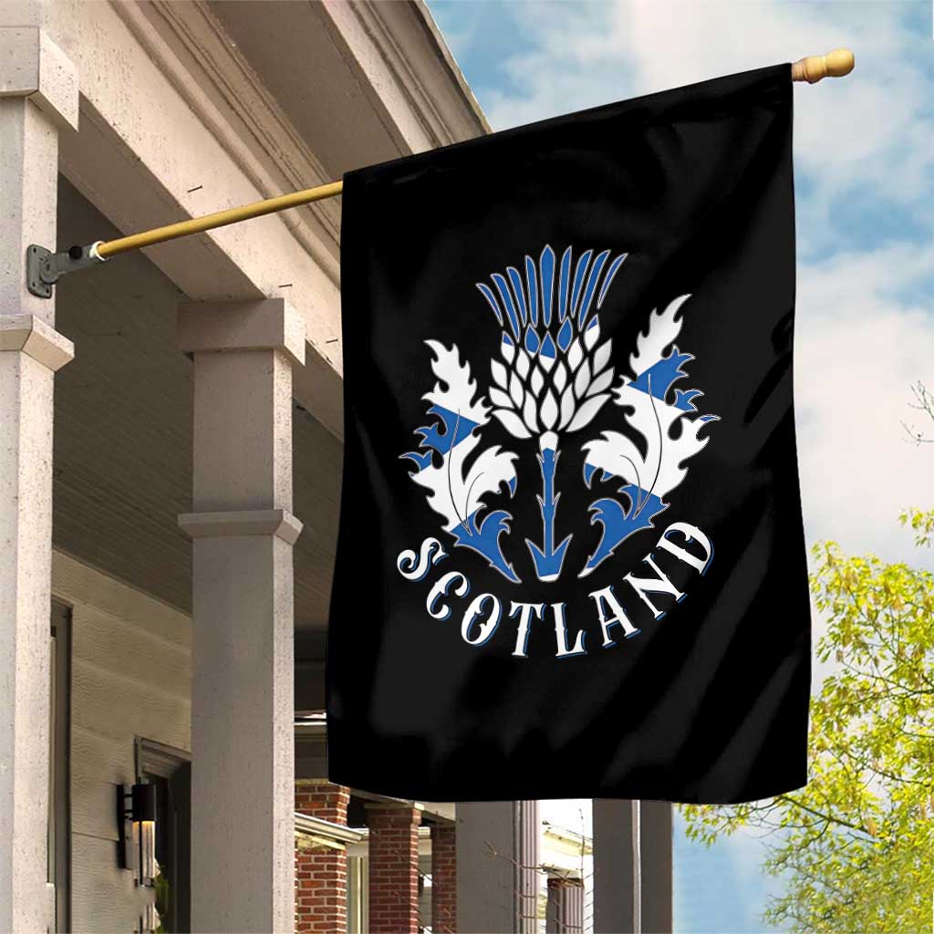 Scotland Thistle Floral Emblem Garden Flag Stylized Gothic Heraldry Scottish Heritage Pride TS02 Print Your Wear