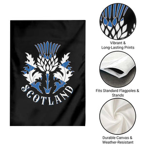 Scotland Thistle Floral Emblem Garden Flag Stylized Gothic Heraldry Scottish Heritage Pride TS02 Print Your Wear