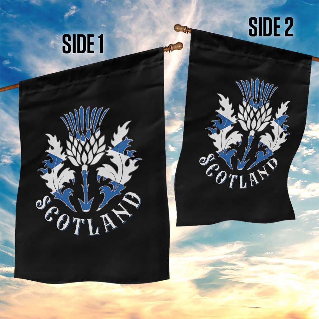 Scotland Thistle Floral Emblem Garden Flag Stylized Gothic Heraldry Scottish Heritage Pride TS02 Print Your Wear
