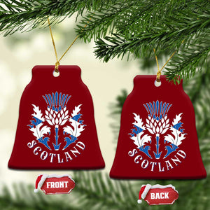 Scotland Thistle Floral Emblem Ceramic Ornament Stylized Gothic Heraldry Scottish Heritage Pride TS02 Print Your Wear