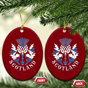 Scotland Thistle Floral Emblem Ceramic Ornament Stylized Gothic Heraldry Scottish Heritage Pride TS02 Print Your Wear