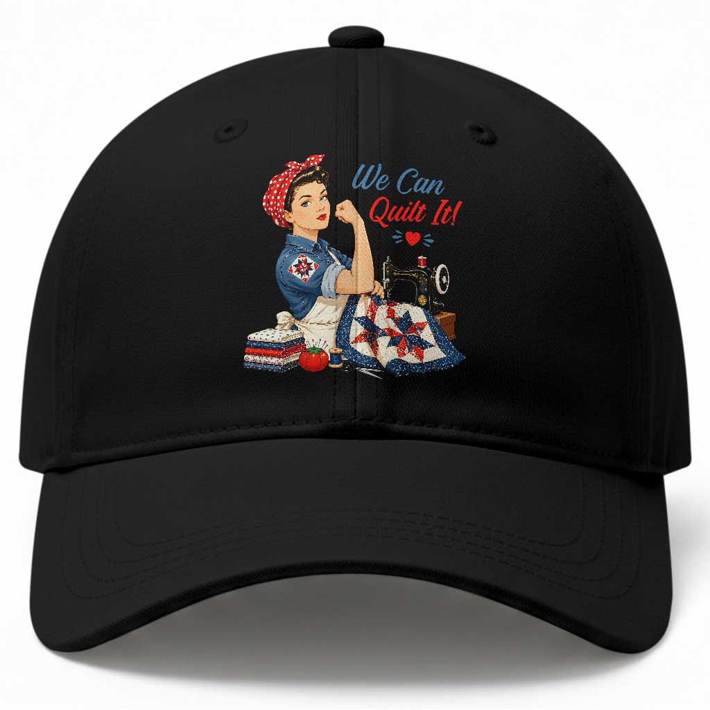 Funny Rosie We Can Quilt It Baseball Cap Quilting Sewing Crafty Joke TS02 Print Your Wear
