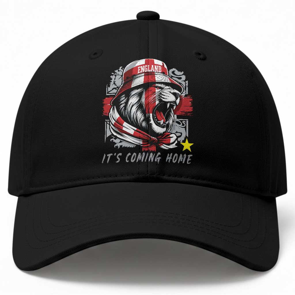 Roaring Lions England Football Pride Baseball Cap Retro Patriotic Soccer British Football Fans TS02 Print Your Wear