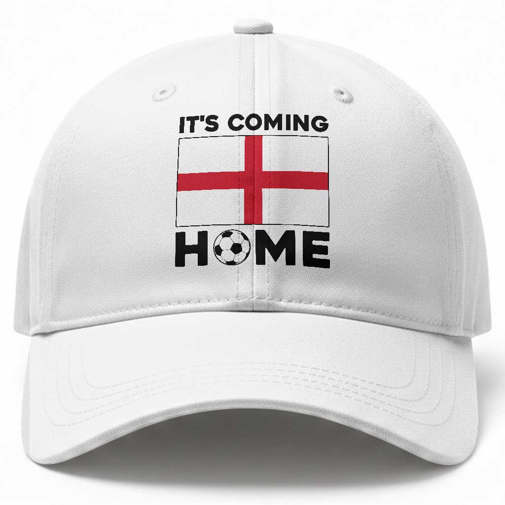 It is Coming Home England Football Flag Baseball Cap Patriotic Soccer Fans St Georges Cross Heritage Pride TS02 Print Your Wear