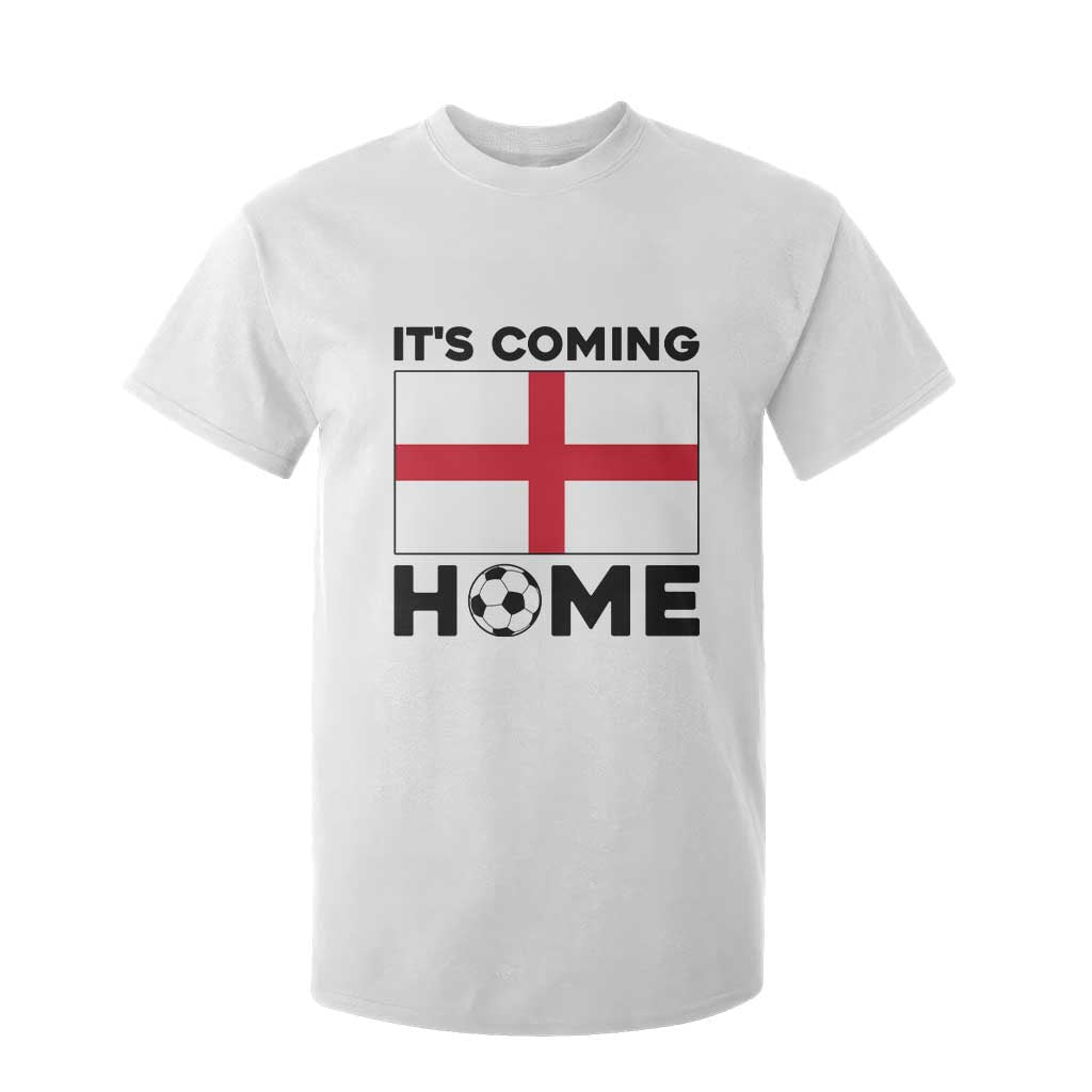 It is Coming Home England Football Flag T Shirt For Kid Patriotic Soccer Fans St Georges Cross Heritage Pride TS02 White Print Your Wear