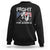 Trump Raised Fist Sweatshirt Fight For America President 45 47 US Flag TS02 Black Print Your Wear