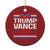 Trump Vance 2024 Christmas Ornament 2024 President 45 47 Supporter Republican Elephant TS02 Print Your Wear