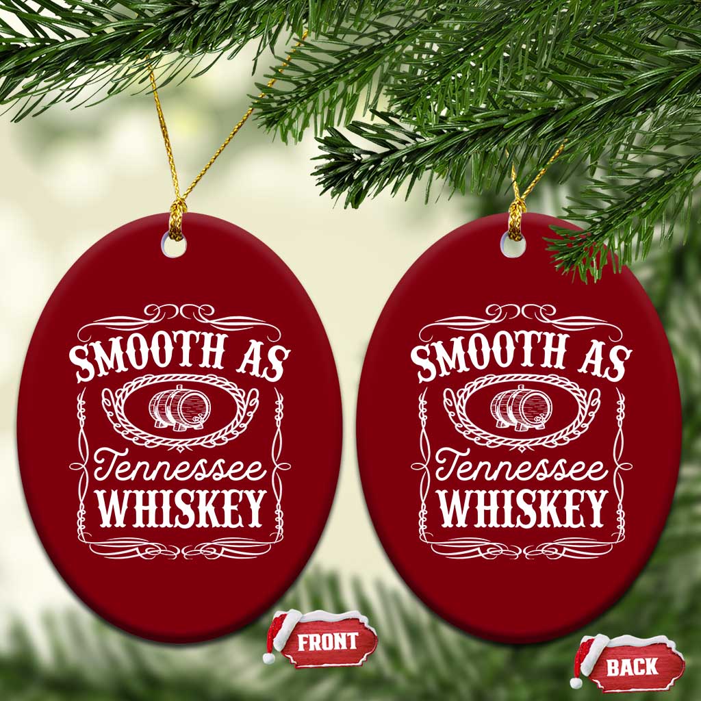 Smooth As Tennessee Whiskey Distillery Barrel Vintage Ceramic Ornament TS02 Print Your Wear