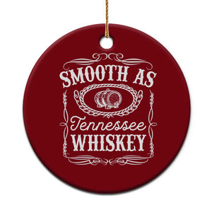 Smooth As Tennessee Whiskey Distillery Barrel Vintage Ceramic Ornament TS02 1pc Red Print Your Wear