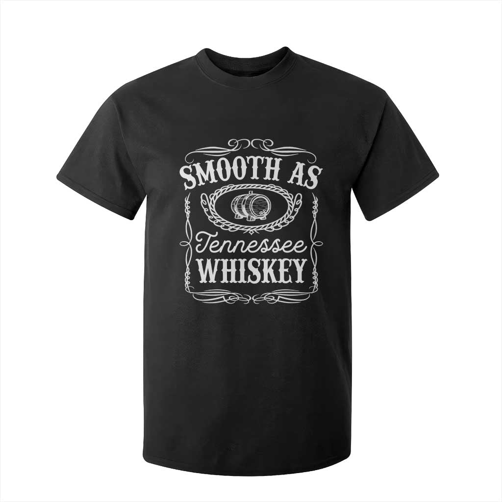 Smooth As Tennessee Whiskey Distillery Barrel Vintage T Shirt For Kid TS02 Black Print Your Wear
