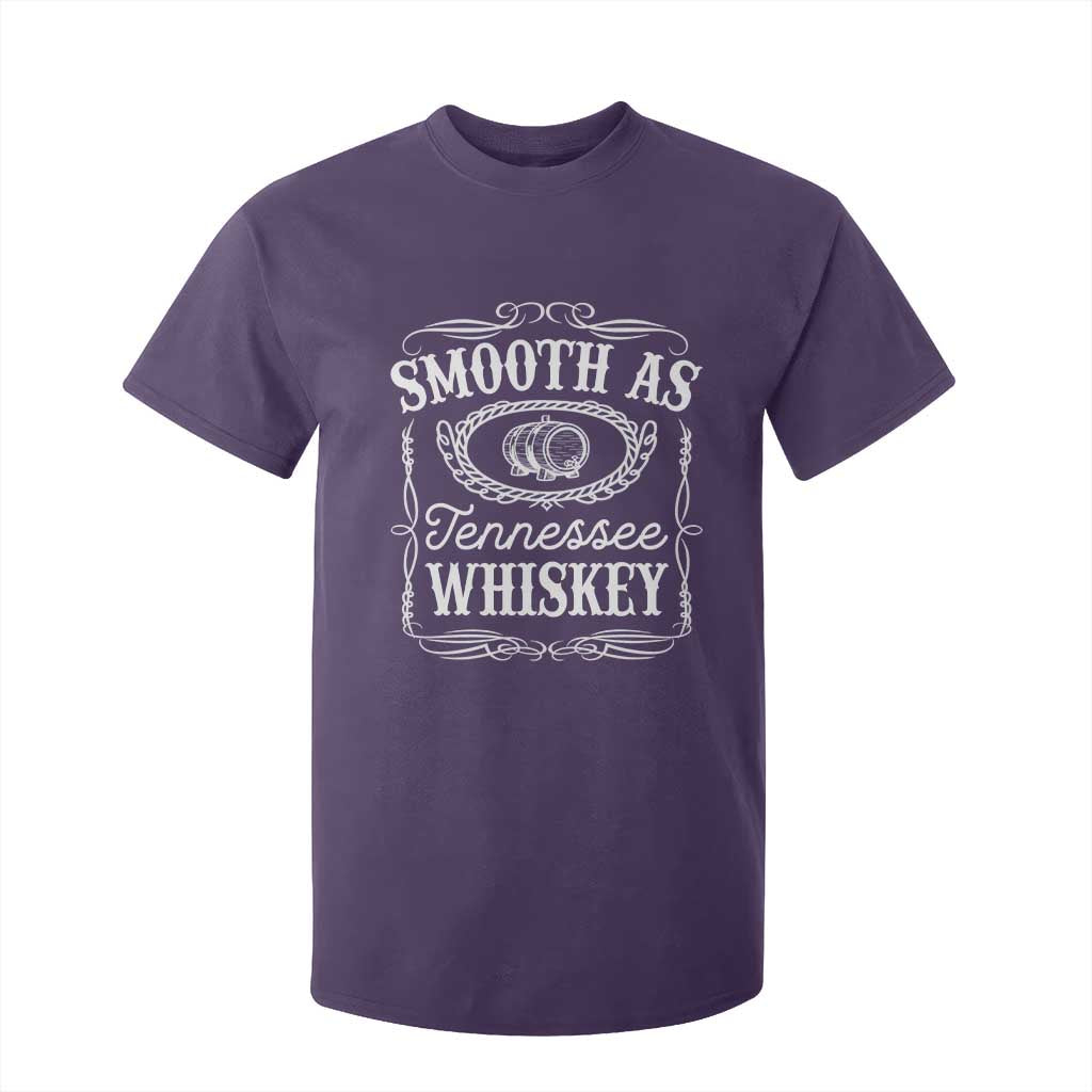 Smooth As Tennessee Whiskey Distillery Barrel Vintage T Shirt For Kid TS02 Purple Print Your Wear
