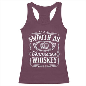 Smooth As Tennessee Whiskey Distillery Barrel Vintage Racerback Tank Top TS02 Maroon Print Your Wear