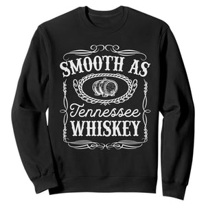 Smooth As Tennessee Whiskey Distillery Barrel Vintage Sweatshirt TS02 Black Print Your Wear