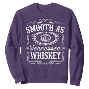 Smooth As Tennessee Whiskey Distillery Barrel Vintage Sweatshirt TS02 Purple Print Your Wear