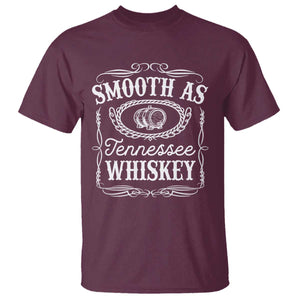Smooth As Tennessee Whiskey Distillery Barrel Vintage T Shirt TS02 Maroon Print Your Wear
