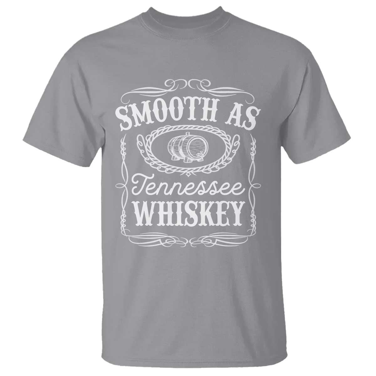 Smooth As Tennessee Whiskey Distillery Barrel Vintage T Shirt TS02 Sport Gray Print Your Wear
