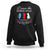 Dance The Harris Walz 2024 Sweatshirt Two Steps Forward No Steps Back TS02 Black Print Your Wear