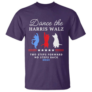 Dance The Harris Walz 2024 T Shirt Two Steps Forward No Steps Back TS02 Purple Print Your Wear