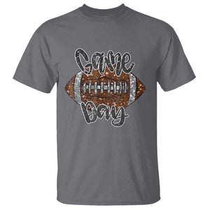 American Football Game Day T Shirt Rugby Season TS02 Charcoal Print Your Wear