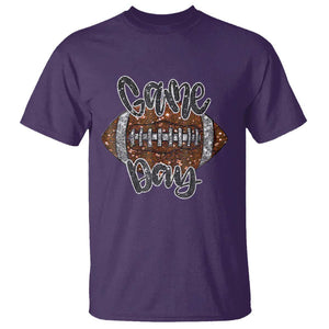 American Football Game Day T Shirt Rugby Season TS02 Purple Print Your Wear