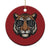 American Football Game Day Christmas Ornament Touchdown Season Cool Tiger TS02 Print Your Wear