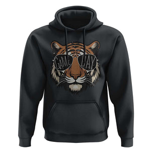 American Football Game Day Hoodie Touchdown Season Cool Tiger TS02 Black Print Your Wear