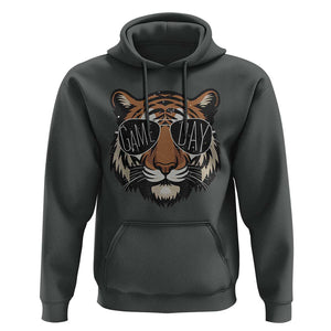 American Football Game Day Hoodie Touchdown Season Cool Tiger TS02 Dark Heather Print Your Wear
