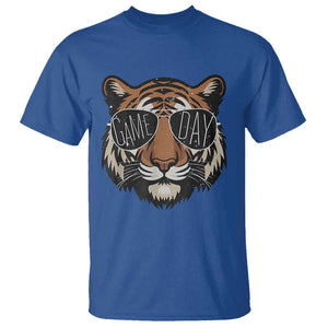 American Football Game Day T Shirt Touchdown Season Cool Tiger TS02 Royal Blue Print Your Wear