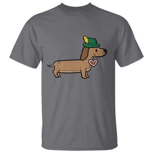 Oktoberfest Dachshund T Shirt Cute Sausage Dog German Munich TS02 Charcoal Print Your Wear