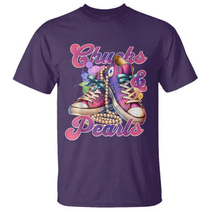 Kamala 2024 T Shirt Chuck And Pearls Harris I'm With Her TS02 Purple Print Your Wear