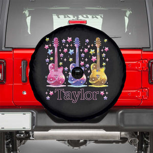 Taylor Name Spare Tire Cover Retro Groovy 70s 80s TS02 Black Print Your Wear