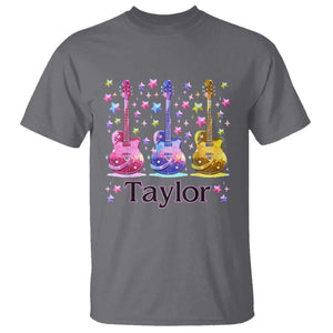 Taylor Name T Shirt Retro Groovy 70s 80s TS02 Charcoal Print Your Wear