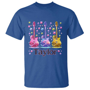 Taylor Name T Shirt Retro Groovy 70s 80s TS02 Royal Blue Print Your Wear