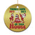 Funny Santa Christmas Ornament Theres Some Hos In This House Funny Xmas TS02 Print Your Wear