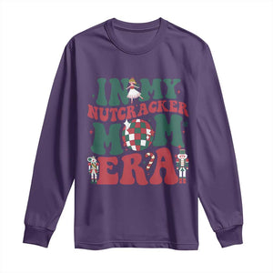 Christmas Nutcracker Long Sleeve Shirt In My Nutcracker Mom Era Groovy Doll Xmas Mama TS02 Purple Print Your Wear