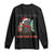 Christmas Black Cat Long Sleeve Shirt It's Fine I'm Fine Everything Is Fine Xmas Light Funny TS02 Black Print Your Wear