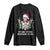 Christmas Skeleton Long Sleeve Shirt It's Fine I'm Fine Everything Is Fine Xmas Light Funny TS02 Black Print Your Wear