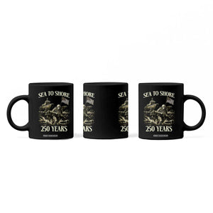 Military Navy 250th Anniversary Coffee Mug Sea To Shore 250 Years TS02 Print Your Wear