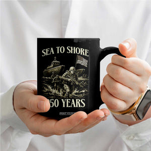 Military Navy 250th Anniversary Coffee Mug Sea To Shore 250 Years TS02 Print Your Wear