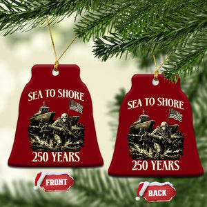 Military Navy 250th Anniversary Ceramic Ornament Sea To Shore 250 Years TS02 Print Your Wear